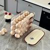 Auto-Rolling Egg Storage Box for Refrigerator Door