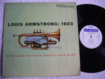 Виниловая пластинка LOUIS ARMSTRONG WITH KING OLIVERS Луи Армстронг 1923 RLP12122 Riverside Recor 1961 Великобритания Джаз Б/у