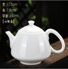 Керамический чайник с яркой глазурью Suet Jade, бытовой чайник Xishi с боковой ручкой, китайский чайник Kungfu, белый фарфоровый чайный сервиз