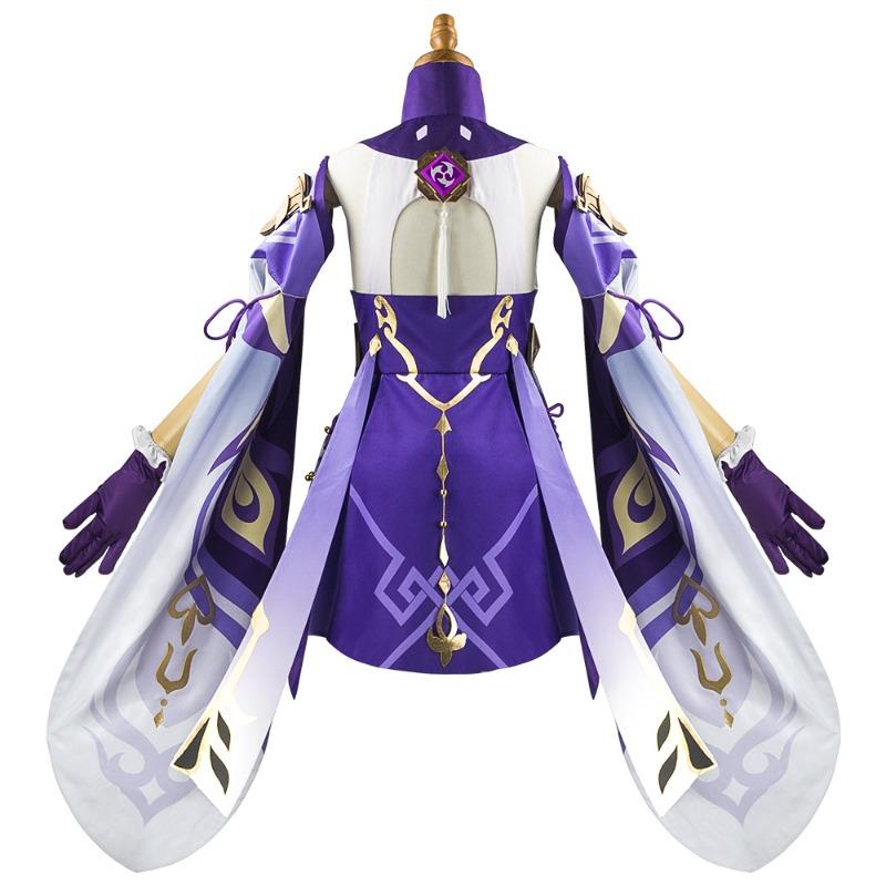 Yuan Shen engraved Qing cos costumes perform Liyue Qixing game clothes performance costumes cosplay animation stage performance costumes