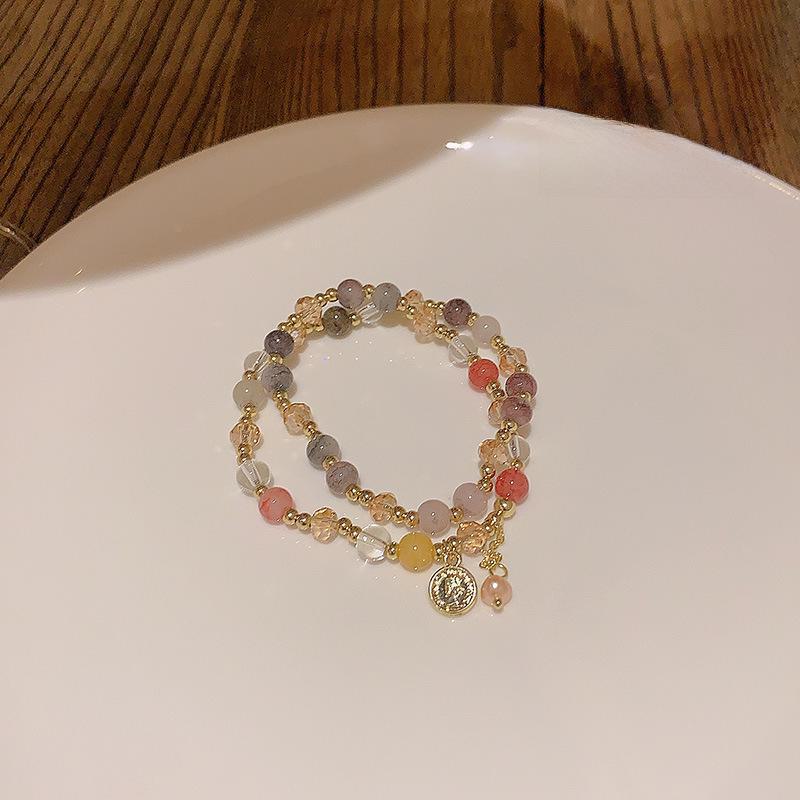 Vintage Baroque Pearl Double-Layer Bracelet: Light Luxury Chinese Style Fashion Jewelry