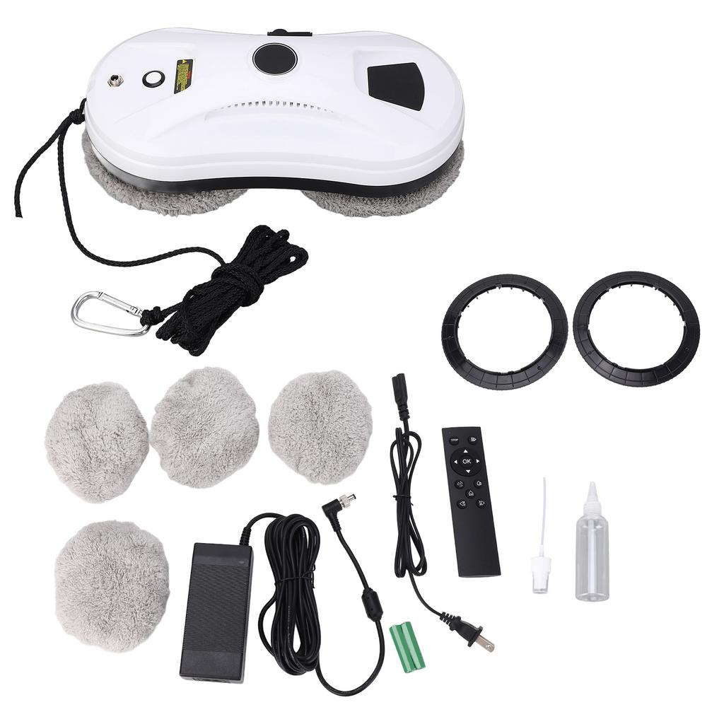 Робот-мойщик окон, автоматическая рутинная уборка, мощность всасывания 2800 Па, робот для мытья стекол с 8 салфетками