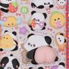 3D Cute Animal Butt Stickers 3D Pinching Relaxing Butt Stickers Cute DIY Mobile Book Decoration Stickers Festival Decoration Gif