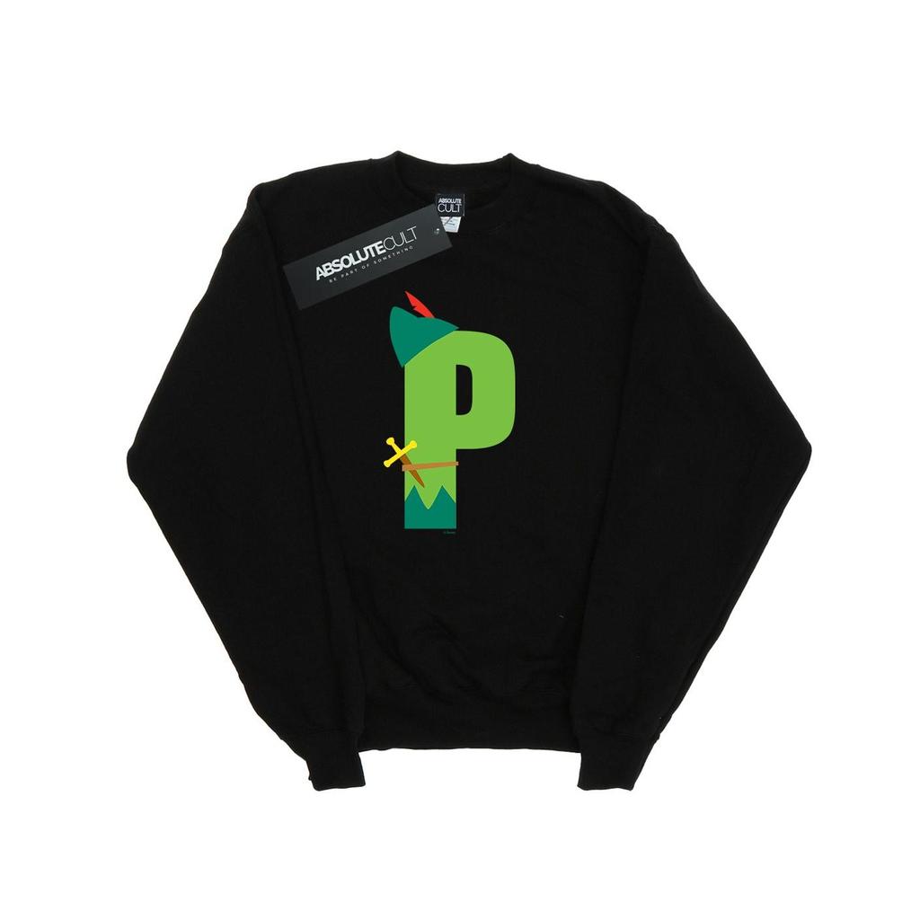 Disney Womens/Ladies Alphabet P Is For Peter Pan Sweatshirt