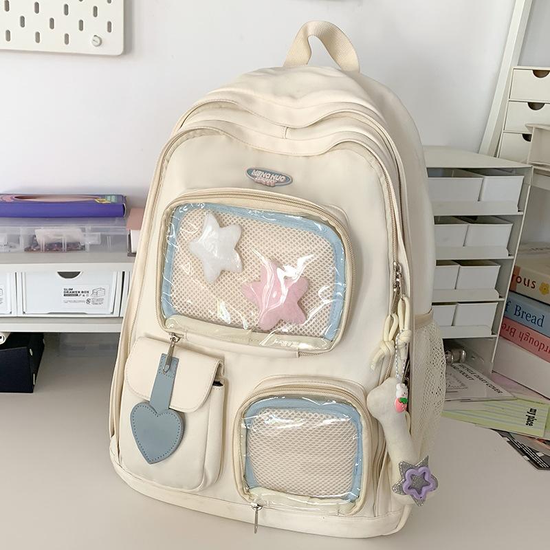 Children's Schoolbag, Girls, Primary School Students, Junior High School Students, Large-capacity Two-piece Backpack