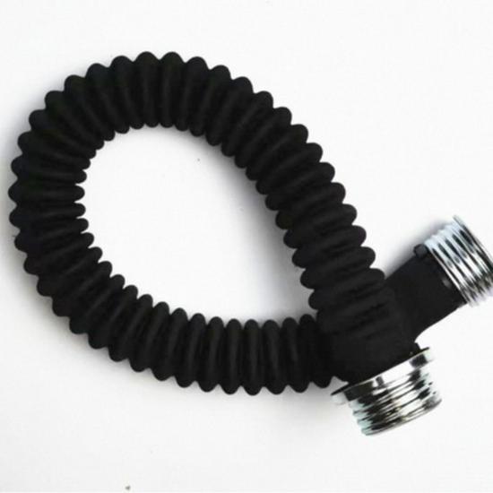 Spot Air Duct Gas Mask Tube, Full Face Head-Mounted Connector Accessory, 0.5m/1m/5m/20m