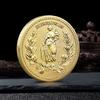 Guardian Lion Gold Plated Commemorative Medal Collection Coin Animal Lion Gold Coin Commemorative Coin
