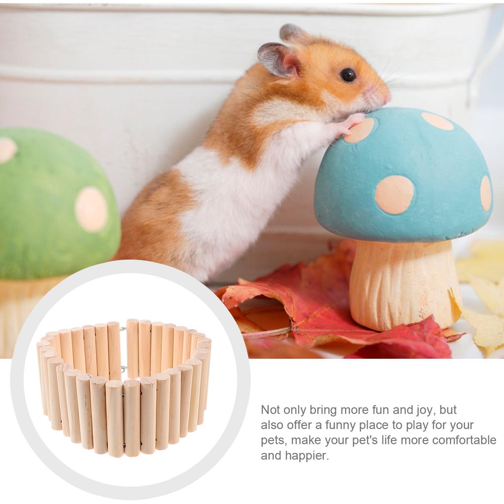Hamster Accessories for Cages Accessory Chinchilla Landscaping Ladders Toys Guinea Pig Gift Plaything Rat Funny Wood Biting