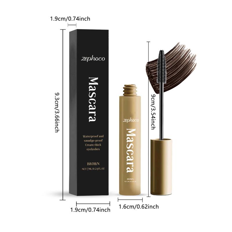 Mascara Lengthening Curling Natural Look Waterproof Smudge Proof Clump Free Volumizing Daily Wear Long Lasting Gentle Formula