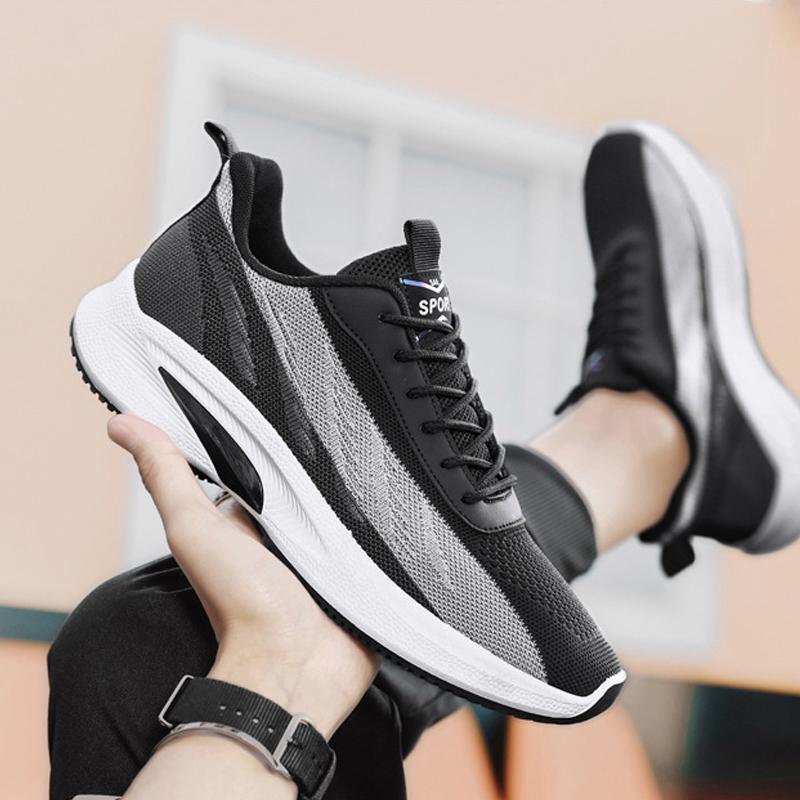 Модная мужская обувь, кроссовки, сетчатая повседневная обувь на шнуровке, мужская обувь, легкая вулканизированная обувь, кроссовки для ходьбы, Zapatillas