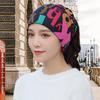 Knitting Scarf Exquisite Pattern Super Soft Breathable High Elastic Thickened Winter Warm Face Guard Headwear Scarf
