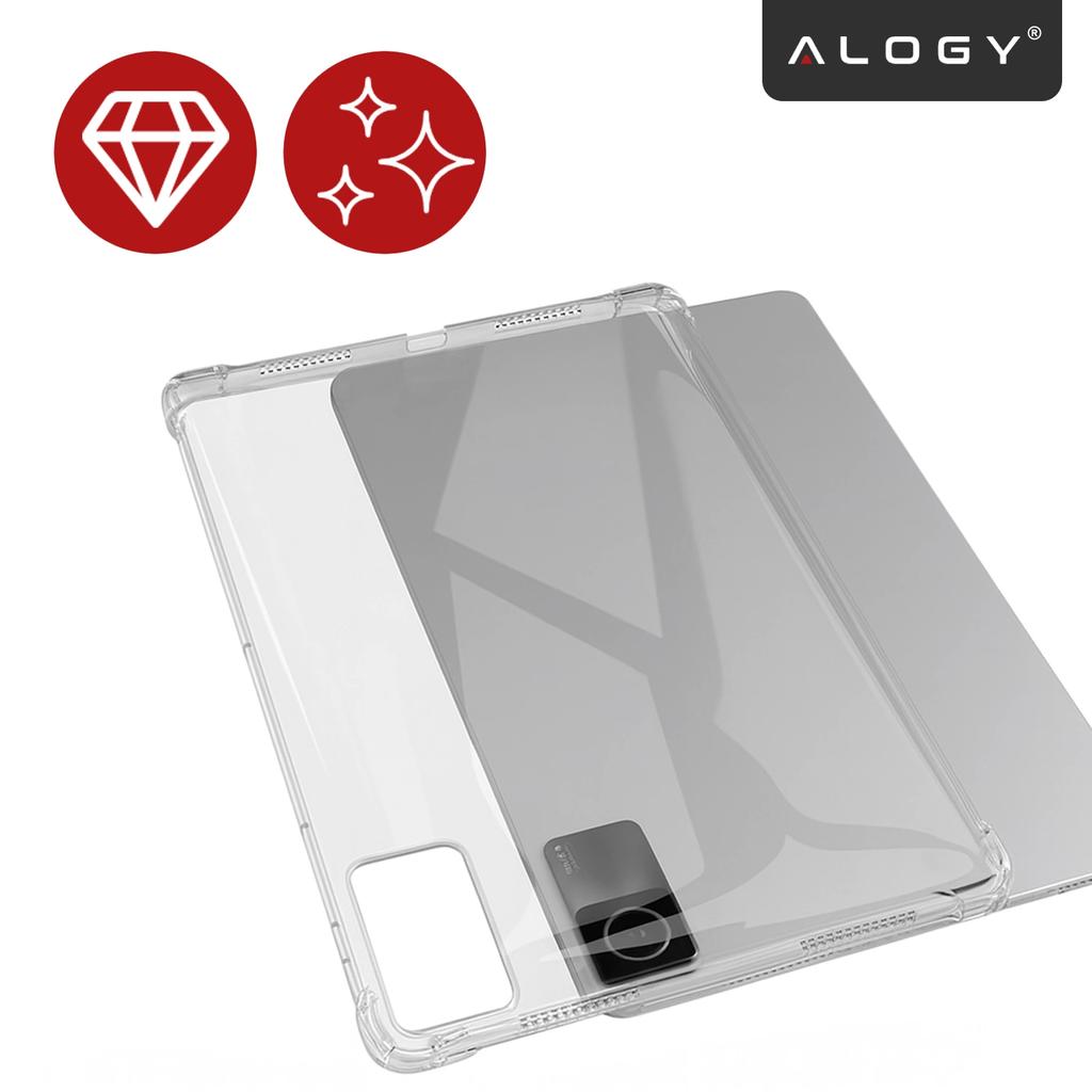 Protective Case for Redmi Pad Se 11" 2023, Reinforced Corners, Slim and Light, Shockproof, Alogy Flexishield™ - Transparent