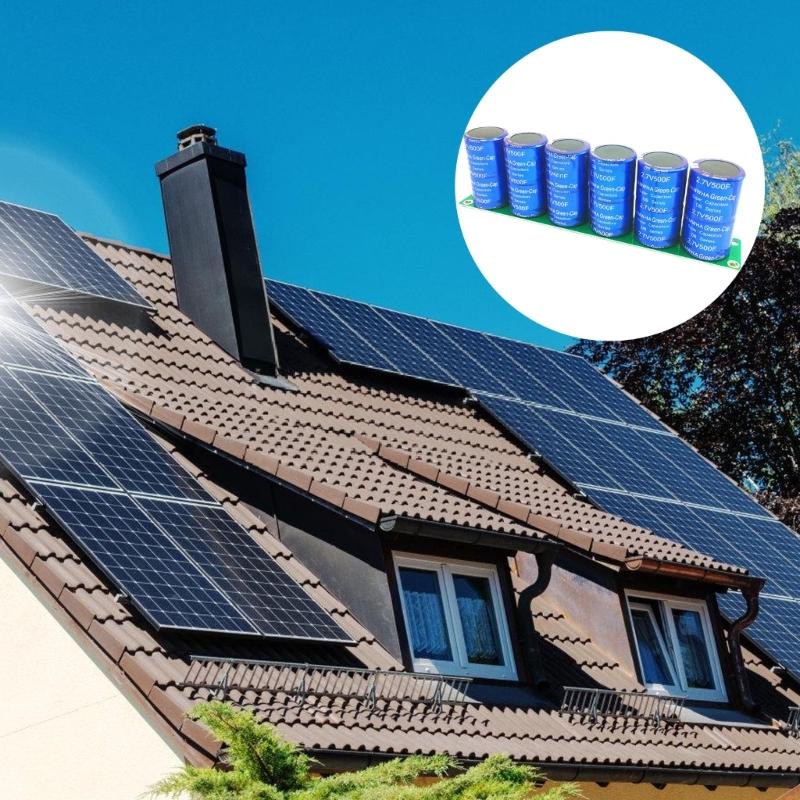 Суперконденсатор 2.7В500Ф Высокотоковый ультраконденсатор Плата защиты для автомобиля Автомобильный выпрямитель