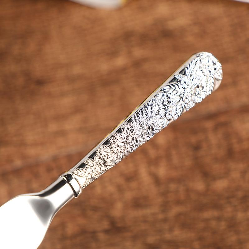 Легкий роскошный стиль, красиво вырезанный набор лопаток для ножей, набор ножей для резки хлеба, торта, лопатка для варенья, домашние столовые приборы