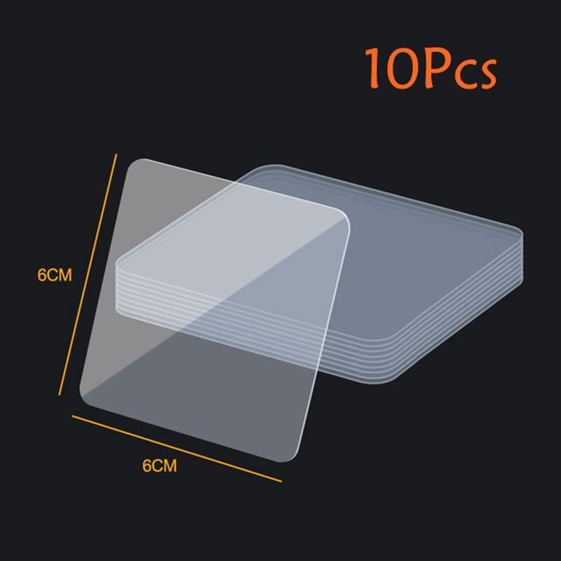 10/30/50 шт., двусторонний прозрачный клей для домашней кухни, вспомогательная паста, прочный и бесшовный крючок для плитки