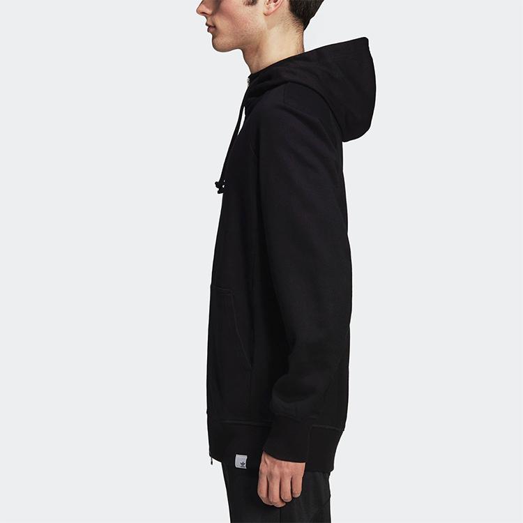 Adidas Мужская куртка с капюшоном на молнии во всю длину X by O, черная DH3382