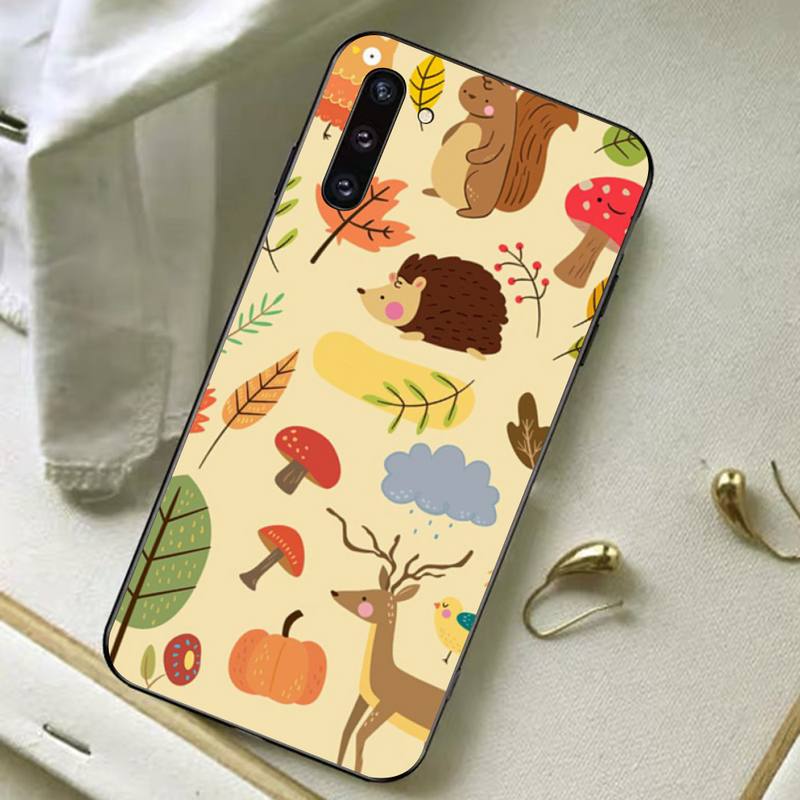Чехол для телефона с опавшими листьями для Samsung A51 A30s A52 A71 A12 для Huawei Honor 10i для OPPO vivo Y11