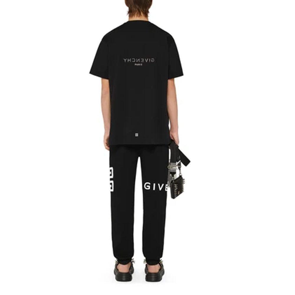 Givenchy Футболка оверсайз с принтом логотипа BM71533Y6B-001