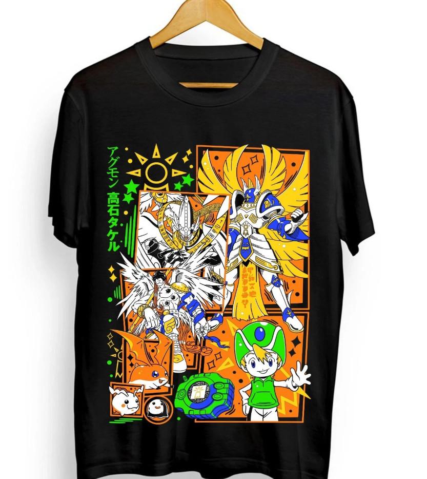 ГОРЯЧАЯ НОВИНКА Аниме Футболка Digimon
