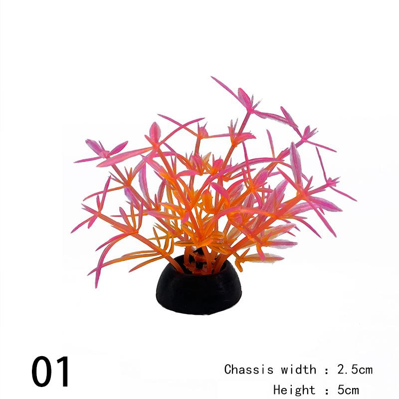 Artificial Plants Fish Tank Decoration Aquarium Decorative Ornaments Simulation Water Weeds Leaves Grass Plant Accessories