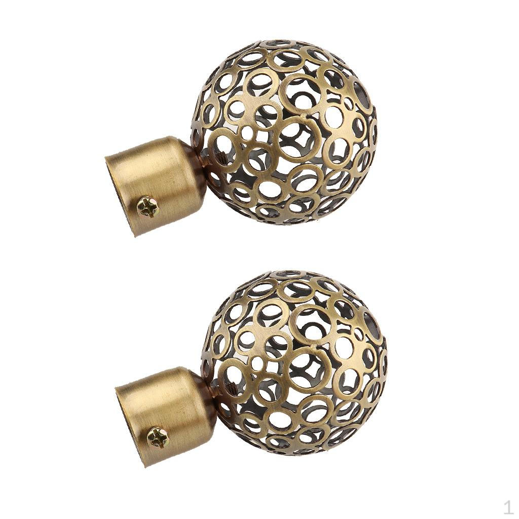 Заглушки для карниза/штанги для штор, Наконечники для штанги/рейки, 3 дизайна