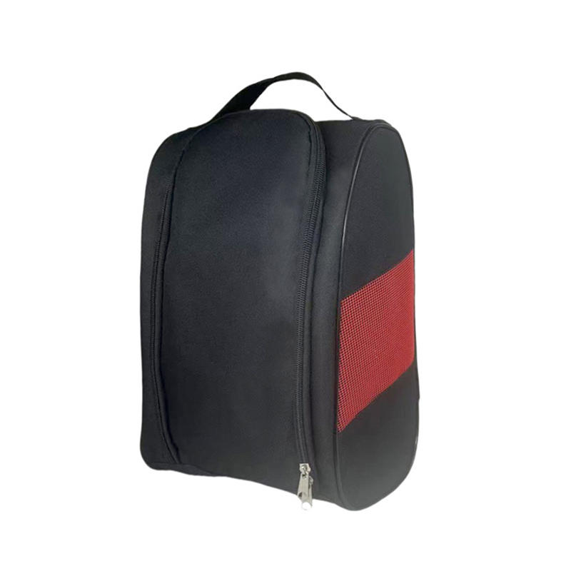 Portable Oxford Cloth Football Boot Bag Breathable Lightweight Golf Shoe Bag with Zipper Dustproof Shoe Carrier Bags Unisex