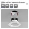 2-Inch Round Recessed Downlight, 56.5cm Opening, 35.5cm Small Ceiling Light, Home Mini