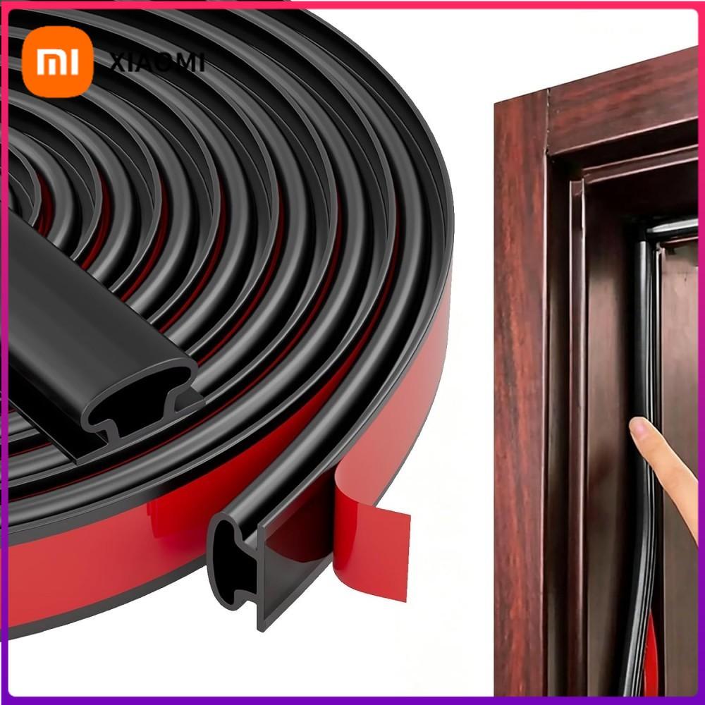 Xiaomi 6M Self Adhesive Door Seal Strip Rubber Soundproof Insulation Window Frame Weather Stripping Hollow Cavity Design for Gap Filler