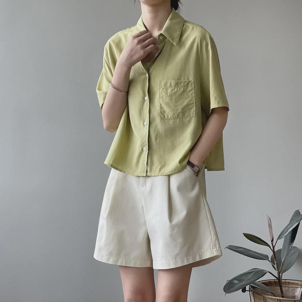 Женские летние шорты-карго цвета хаки с высокой талией — облегающие, свободные, широкие, модная повседневная одежда