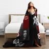 Damon Salvatore The Vampire Diaries Blankets Soft Warm Flannel Throw Blanket Bedspread for Living room Picnic Travel Home Couch