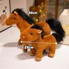 Simulation Horse Realistic Horse Stuffed Toy Stuffed Animal Horned Sheep Plush Toys  Birthday Gift