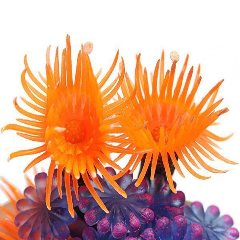 Simulation Aquarium Accessories Colorful Silicone Soft Fake Coral Fish Tank Decoration Coral Reef Stone Artificial Coral