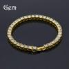 Men's Rhinestone 5mm Tennis Chain Bracelet - Hip-Hop Fashion Trend