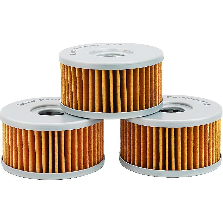 Road Passion 1651038240 High Performance Oil Filter for SUZUKI DRZ250 2001-2007 GN250 1982-2000 GZ250 MARAUDER 1999-2010 (pack of 3)