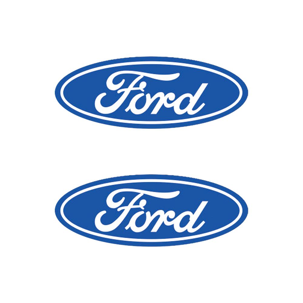 AAAMX1 2/4pcs Car Body Badge Stickers Trunk Emblem Decoration Accessories For Ford Mustang Fiesta Fusion Focus Escape Edge Kuga Mondeo