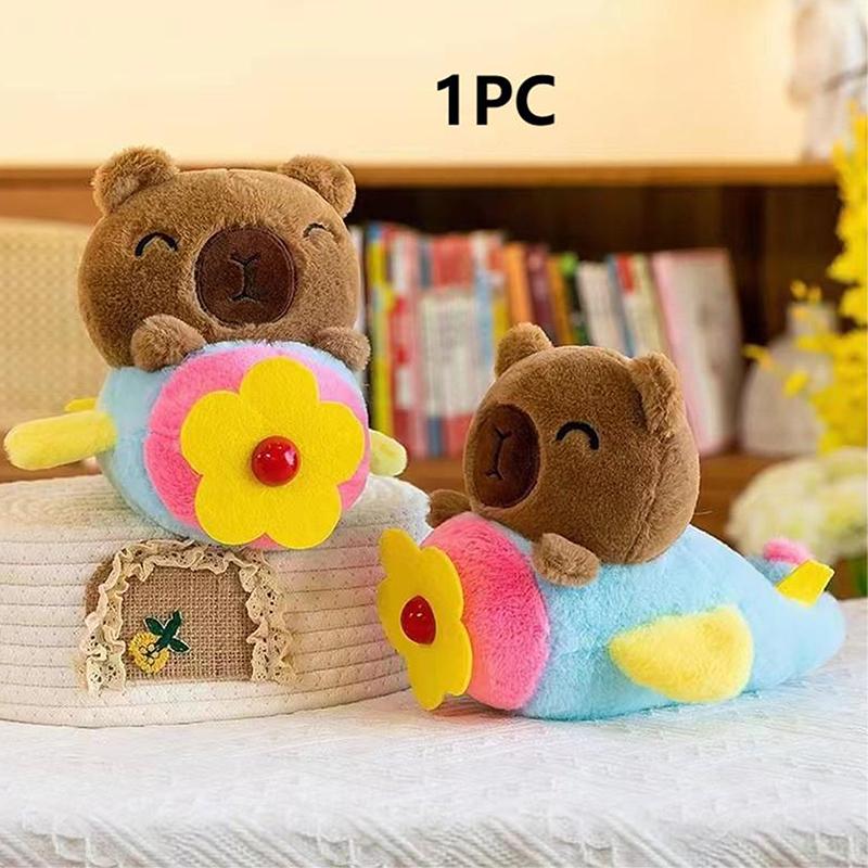 20-25 см плюшевая игрушка-трансвестит капибара мягкая мягкая имитация животных милая кукла мультфильм милое украшение для дома для девочек подарок