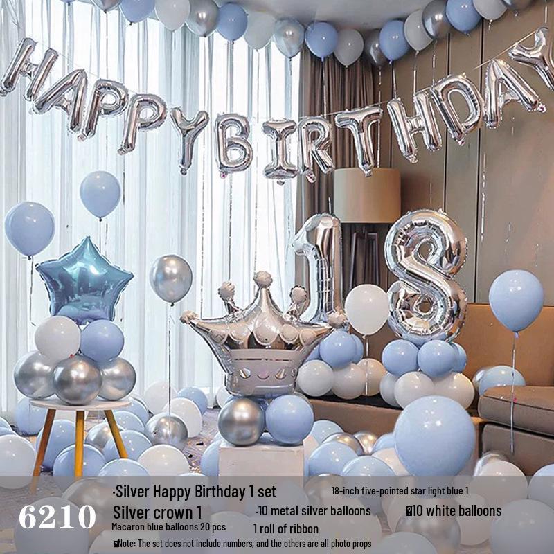 Набор воздушных шаров на день рождения для взрослых и детей - Мультяшное украшение