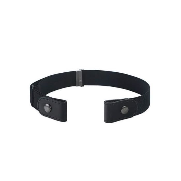 Elastic Belt Without Buckle - SHOP-STORY - Relax - Black - Adjustable - Comfortable