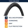 AMERICAN CLASSIC Дорожная покрышка для велосипеда, Torchbearer Tubeless Ready Покрышка для велосипеда, 700 x 28C, Всепогодная дорожная