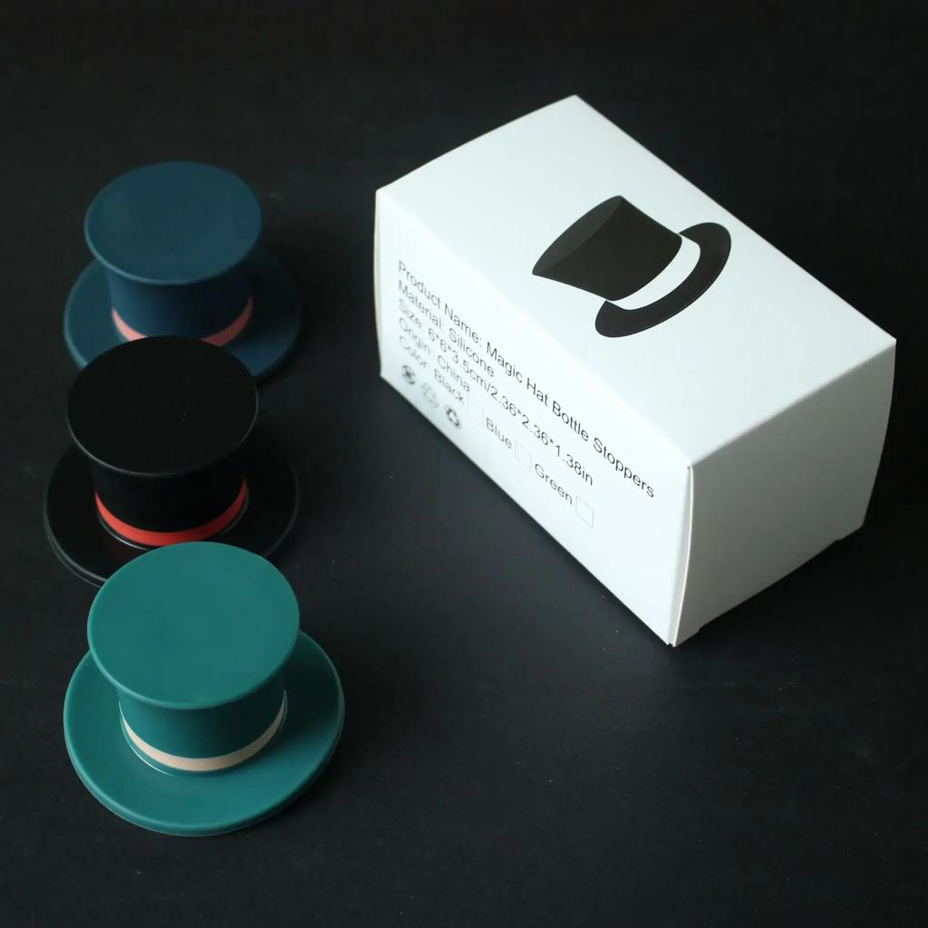 Волшебная шляпа, пробка для бутылки вина, пробковая крышка, силиконовая пробка для бутылки вина, кухонные инструменты