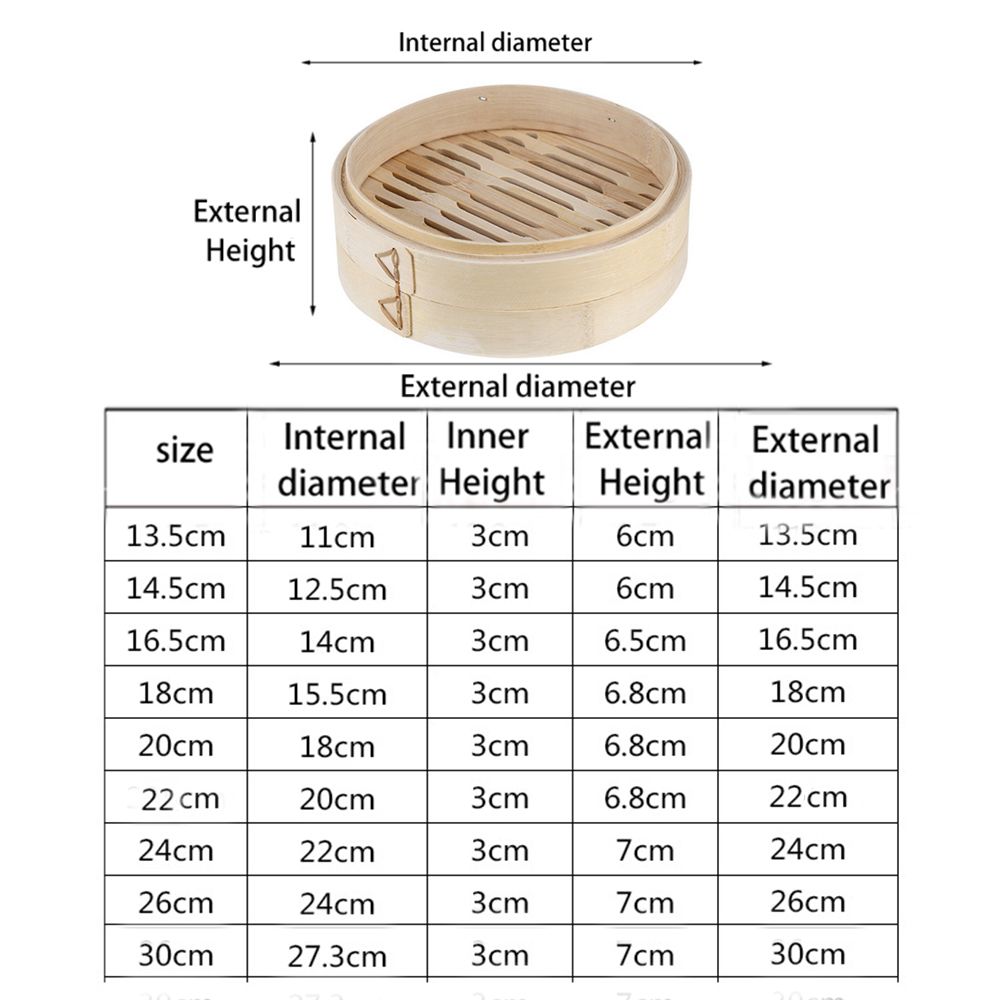 Bao Buns Cooking Tools Set Kitchen Tools Set Steam Pot Sum Steamer Bamboo Steamer Steam Cooker