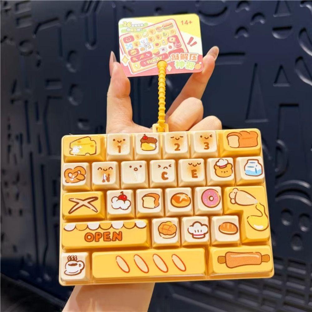 Mini Keyboard Mini Keyboard Pendant 26 Key Keyboard Keychain Children's Bag