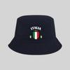 MLFO “ITALIA” Рыбацкая шляпа с принтом флага Легкая, дышащая, складная Спортивный классический стиль Унисекс Подарок для итальянского фаната