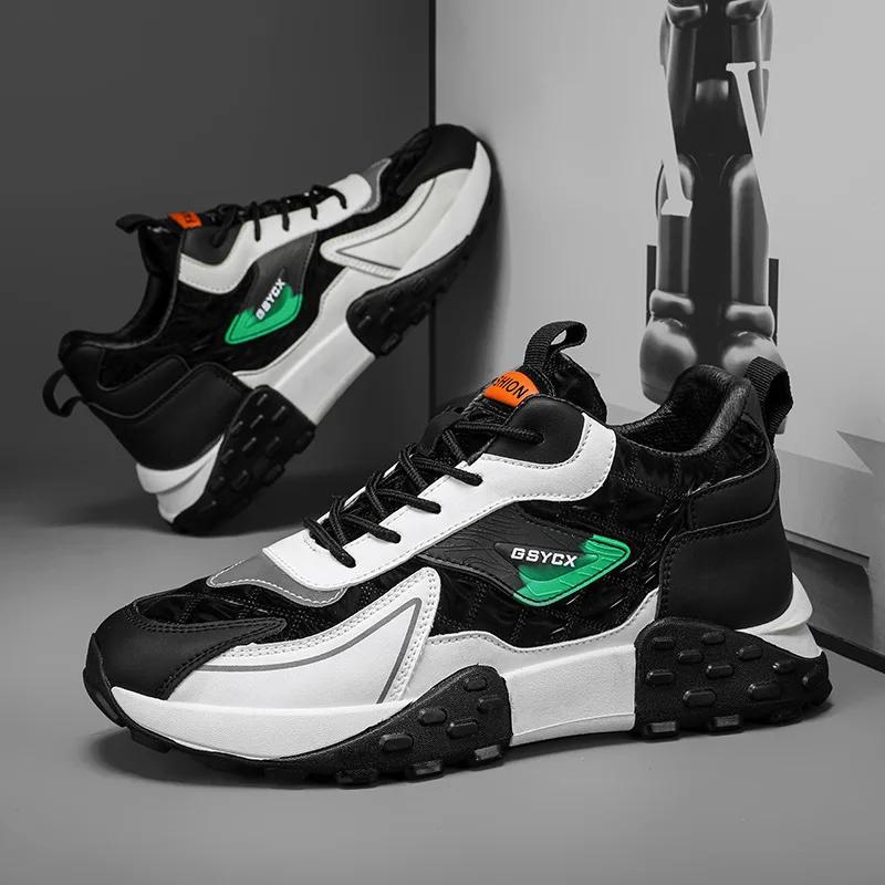 Мода 2024 Зима Новые Повседневные Кроссовки Мужские Модные Массивные Кроссовки Мужские Дизайнерские Роскошные Кроссовки Кроссовки