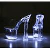 Women's Thick Heel Luminous High Night Club Shoes Sandals Shoes Catwalk Pole Dance Shoes Crystal Sole LFD-10367-Q2