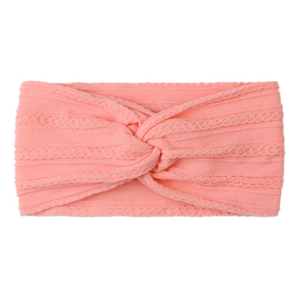 Повязка на голову с бантом для маленьких девочек, аксессуары для волос, эластичная повязка на голову с бантиком и заячьими ушками для малышей, повязка на голову с узлом, обертывания на голову