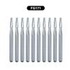 10Pcs/Box WellCK FG Dental Carbide Burs Dia 1.6mm For High Speed Tungsten Steel Burs FG330 FG556 FG245 FG34