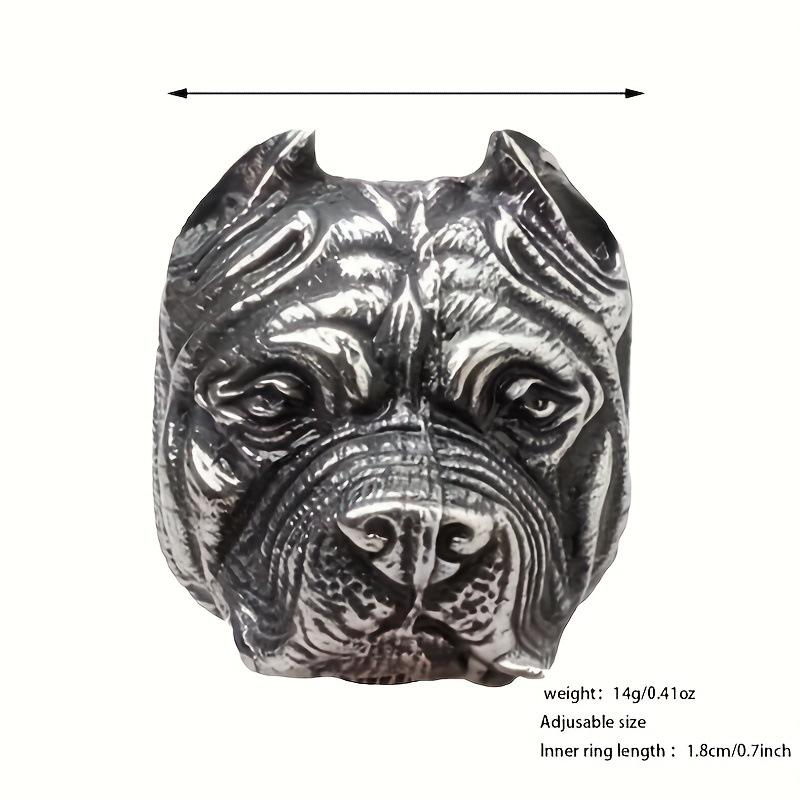 High-end Men's Bullring Ring Rock Fashion Domineering Punk