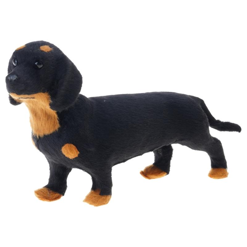 Festival Sausage Dog Plush Stuffed Animal For Holiday Decorations Birthday Party Supplies Handmade Accessory