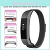 Elegant Metal Mesh Milanese Loop Band For Fitbit Alta Magnetic Stainless Steel Strap